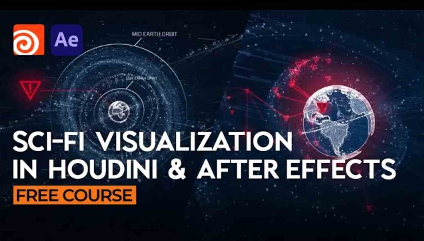 免费Rebelway科幻特效SCI-FI Visualization In Houdini & After Effects [专业国产翻译]