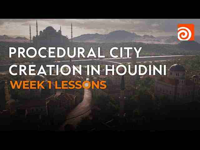某拳头城市-[已取消加密]Houdini创建程序化大型大城市