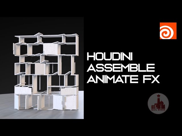 Houdini程序化组装动画效果工程Furniture Fx  Assemble